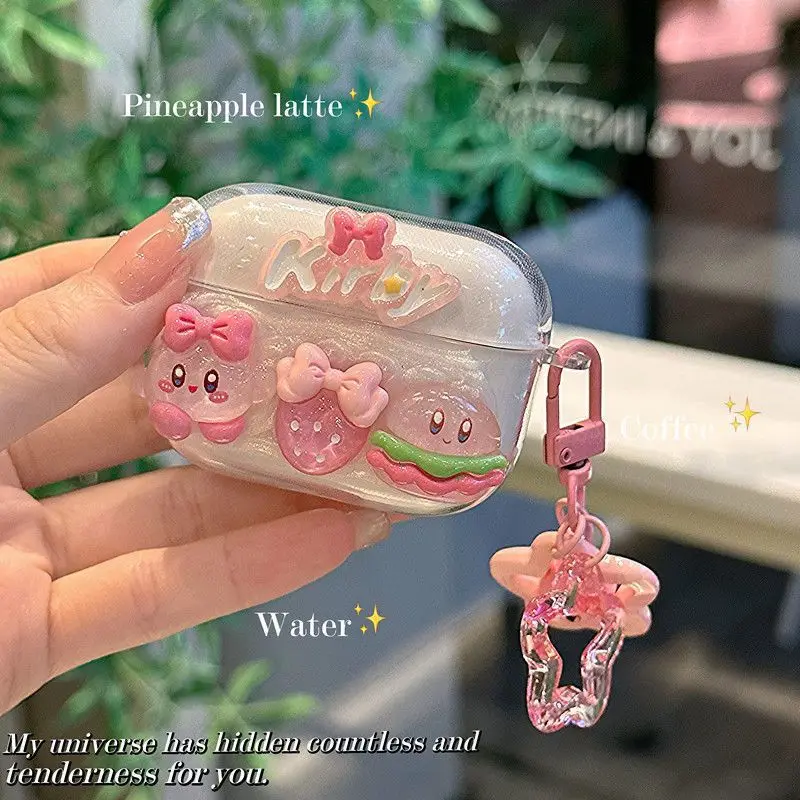 

Cartoon Kirby Suitable for AirPods1/2 Protective Case AirPods3 Generation Pro2 Apple Headphone Cover Bluetooth Case