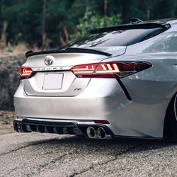 For Toyota Camry 2018-2023 Year Spoiler Wing Car Trunk ABS Material Rear Tail Lip Decorative Accessories Refit,M4 STYLE