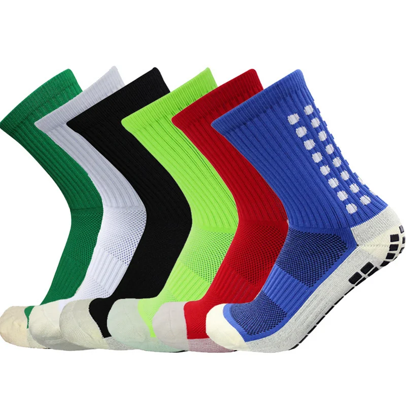 

Men Women Sports 6 Socks Pair Socks 2023 New Football Non-slip Silicone Bottom Soccer Baseball Socks Rugby Socks