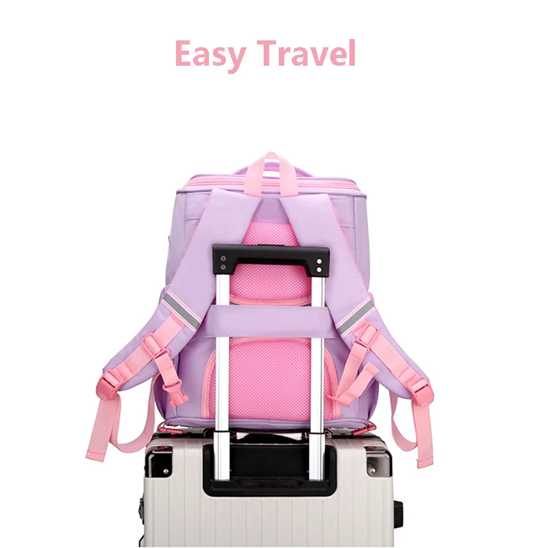 2023 Pink Unicorn School Backpack For Girls Cute Kids Students School Bag Backpacks Children\'s Boy School Bag Waterproof