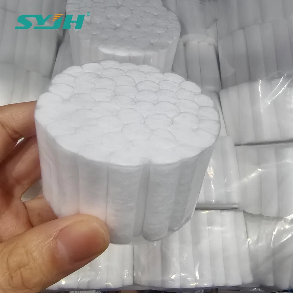 

50/300/1000Pcs Disposable Dental Medical Surgical Cotton Rolls Teeth Whitening Cleaning Cotton Roll Dentistry Supplies Materials