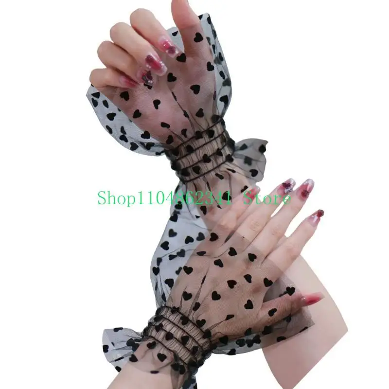5asd Fashionable Sleeve Covers For Hand Modeling Breathable Nails Photo Props