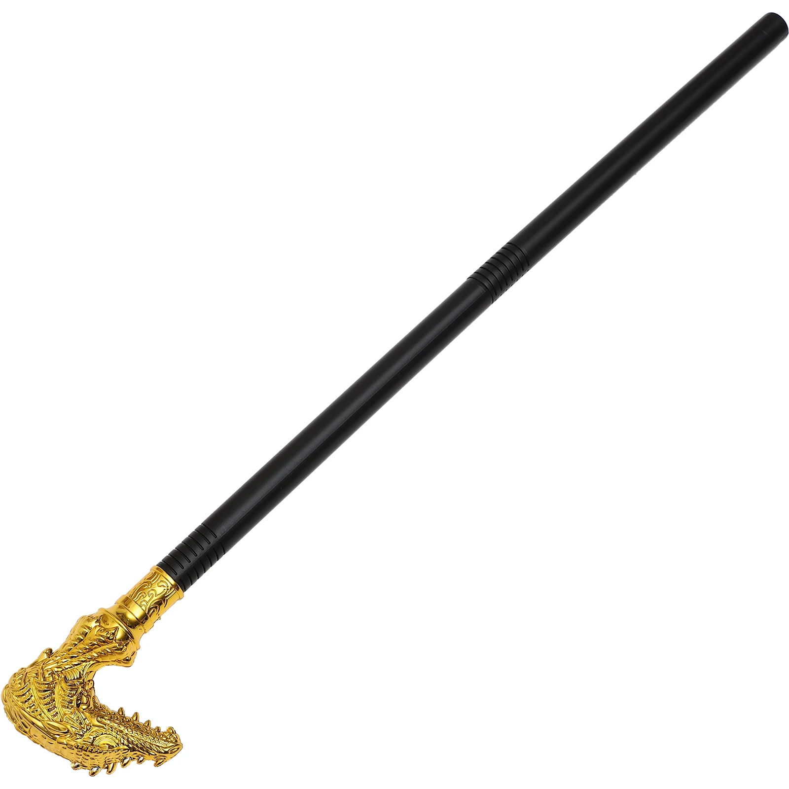 

Dragon Head Scepter Halloween Prop Decorative Walking Cane Staff Cosplay Costume Accessory Lightweight Portable Festive