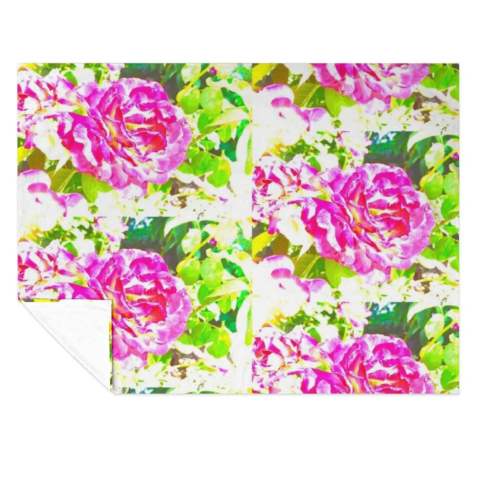 

Brilliant Blossom Throw Blanket Custom for winter Tourist Soft Big Blankets