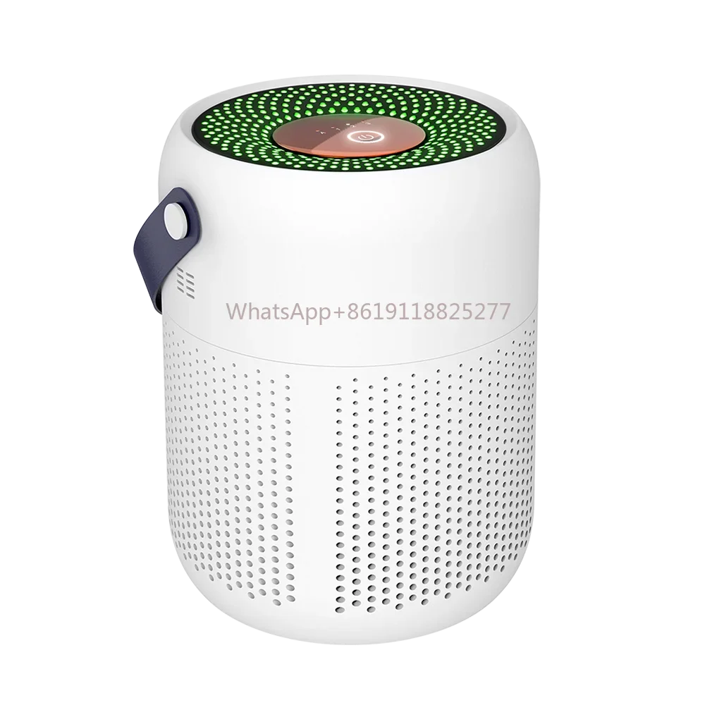 

2024 New Model 3 Speeds Adjust AUTO USB Powered HEPA Filter Household Home Desktop Portable Air Purifier