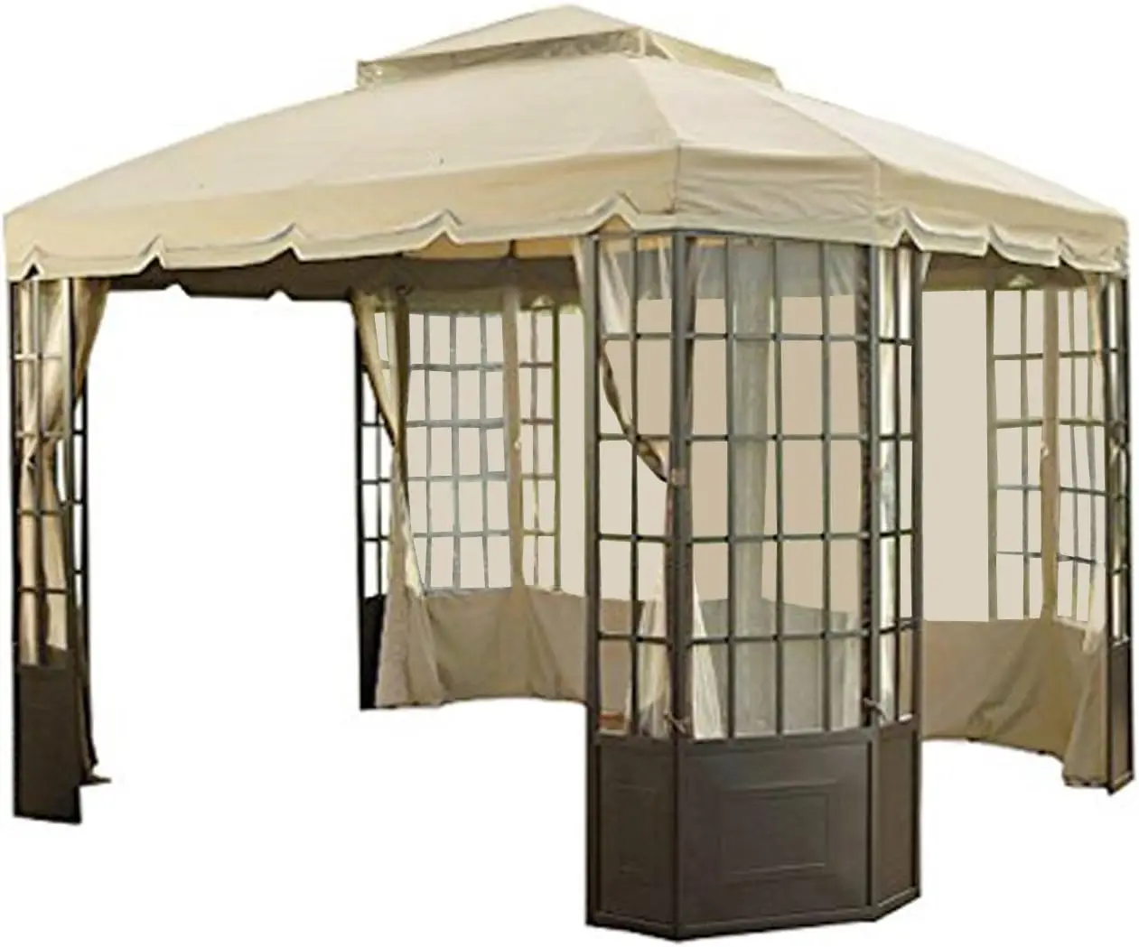 

Canopy Top Cover for Sears Bay Window Gazebo - Riplock 350 - Beige