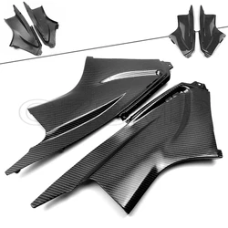 Carbon Fiber Motorcycle Front Air Dust Cover Fairing Insert Accessories Fit For Yamaha YZF R6 2003 2004 2005 Models