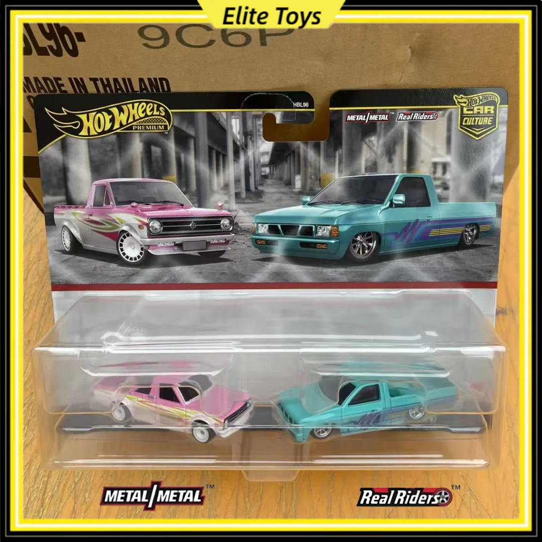 

Hot Wheels Premium 1975 Datsun Sunny Truck Custom '93 Nissan Hardbody Metal 1:64 Diecast Car Model Collectible Vehicle Toy Gift