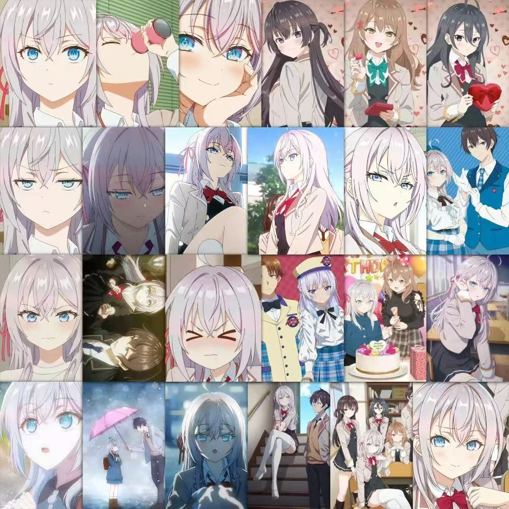 

10/30/59pcs Alya Sometimes Hides Her Feelings In Russian Stickers Yuki Suou Anime Sticker Girls Maria Mikhailovna Kujou Decal