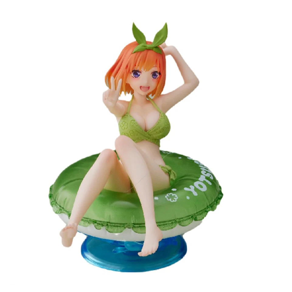 Original Genuine  TAITO Gotoubun No Hanayome 10cm Nakono Yotsuba  Decoration Ornaments Action Figure For Children Birthday Toy