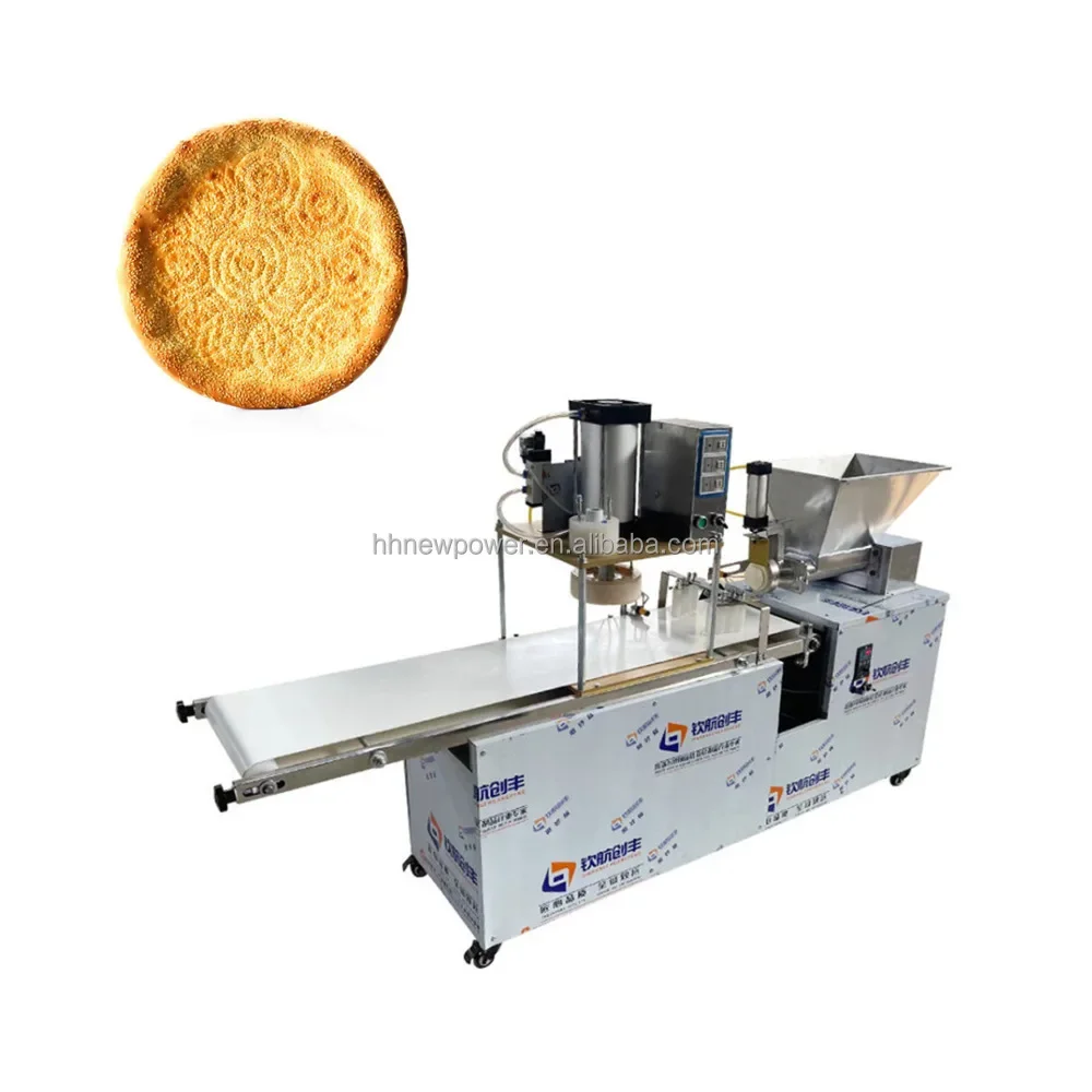 China Popular Selling Naan Bread Machine Line Pizza Crust Cake Press Forming Machine Pneumatic Dessert Mold Press Making Machine