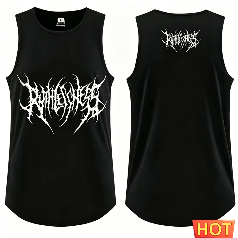 Men Gym Cheap y2k clothing Summer Retro basketball jersey men's t-shirts and tank top letters fitness vest Round neck men's vest