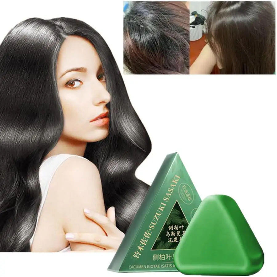 

Orchidaceae Usman Grass Shampoo Soap Refreshing and Flushing Healthy Polygonum Multiflorum Ancient Handmade Soap 150g