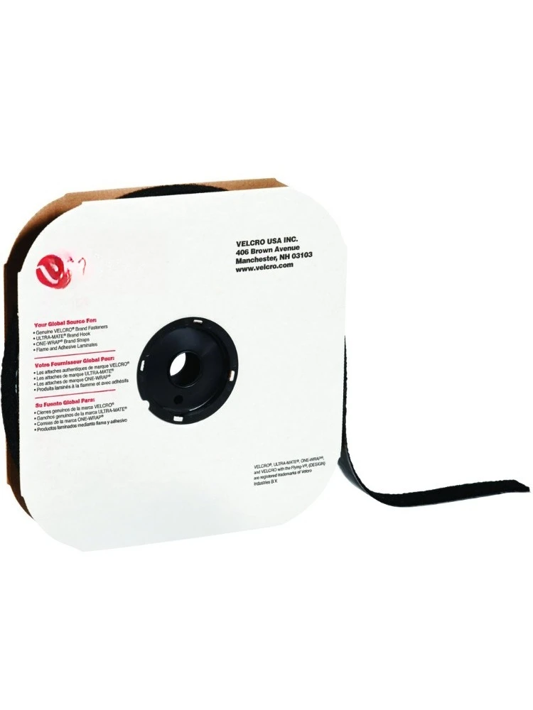 

Brand 1" x 75' Tape Strips, Black - Heavy Duty Industrial Strength Self-Adhesive Strong Strips, Sticky for Furniture Asse