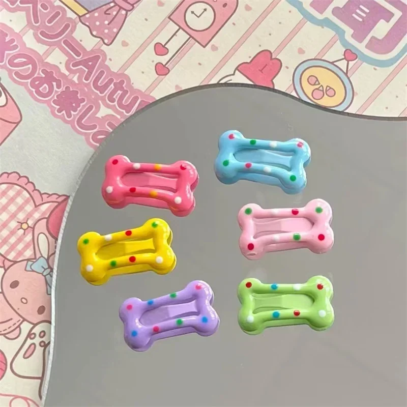 6/12pcs Mini Pet Small Dog Hairpins Candy Colors Small Puppy Cat Cute Hair Bows Clips Pet Hair Accessories Dogs Hair Grooming