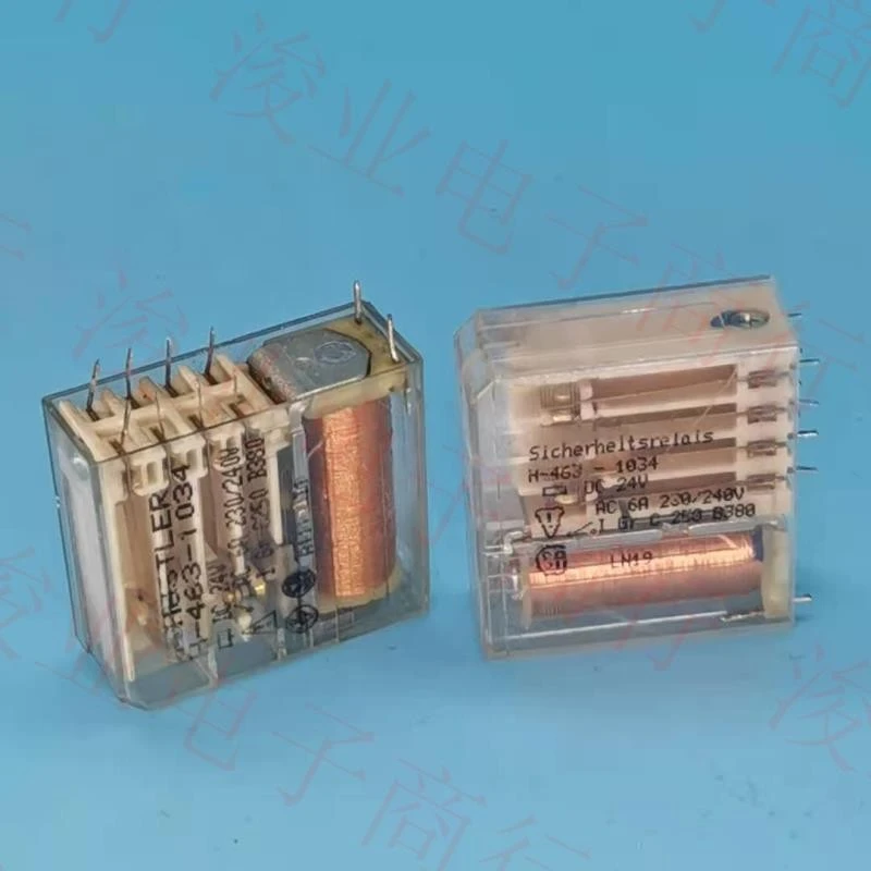 H-463-1034 Gold-plated HENGSTLER Safety Relay DC24V 6A 10 Pin