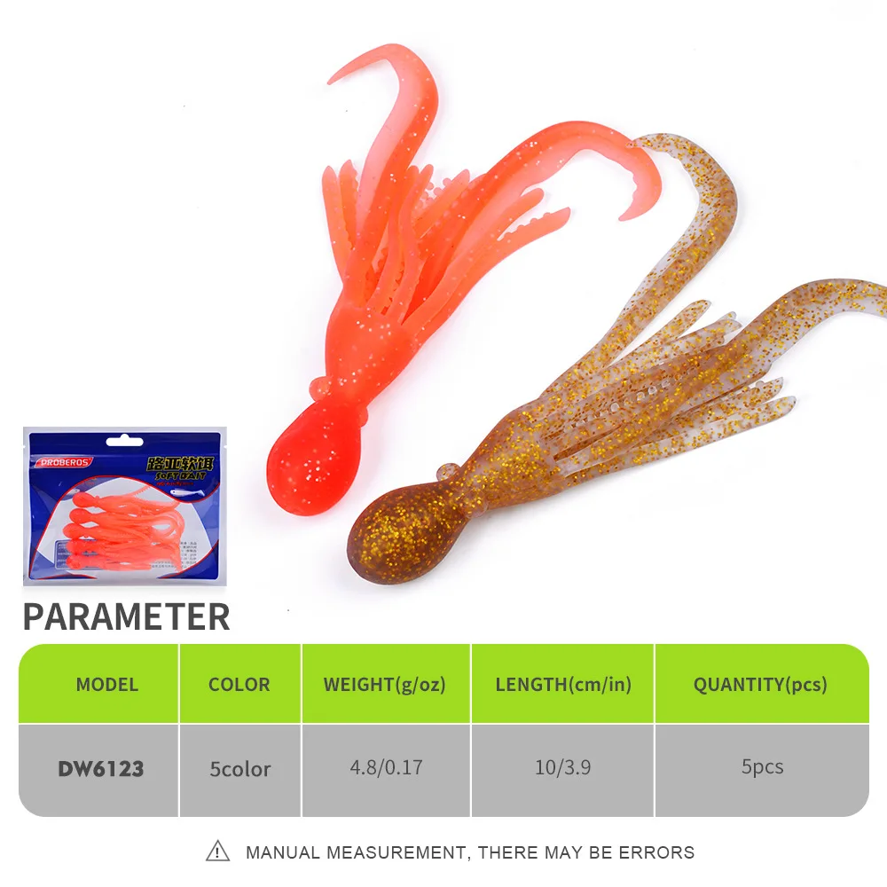 Señuelo Swimbait suave flotante Wobbler para pargo agua salada - imagen 2