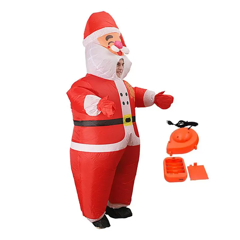 Christmas Inflatable Suit Unisex Adult Christmas Christmas Costume Christmas Outfit Blow Up Holiday Props For Adults