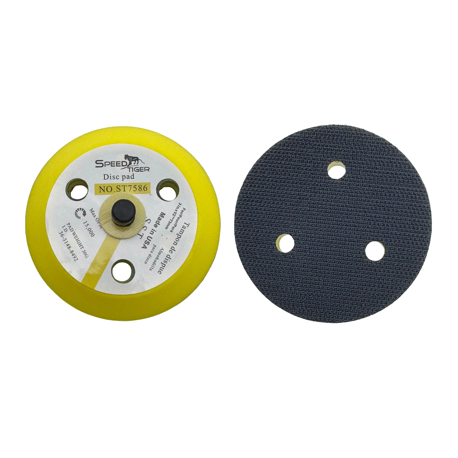 3Inch 3Holes Polishing Pad 1/4