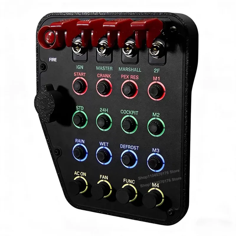 

Многофункциональный блок управления PC Simulator Racing Central Control Box с RGB-подсветкой для игры EURO Truck