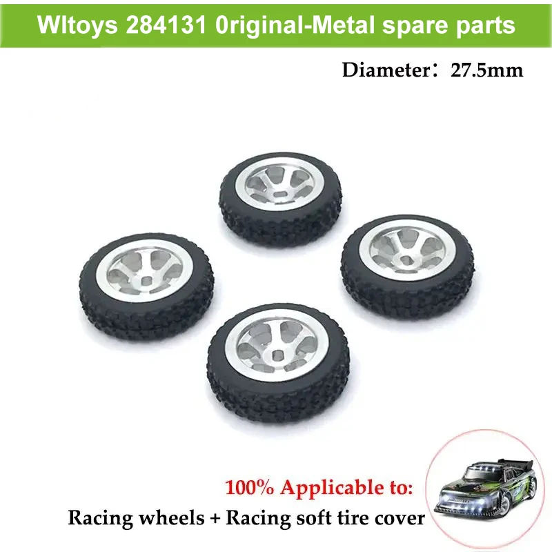 HGD1 MINI-Q MINI-D MINI-Z Wltoys 284131 K969 K979 K989 P929 RC Car 26.5 Mm Tire Tyres Wheel RC Car Upgrades Parts Accessories