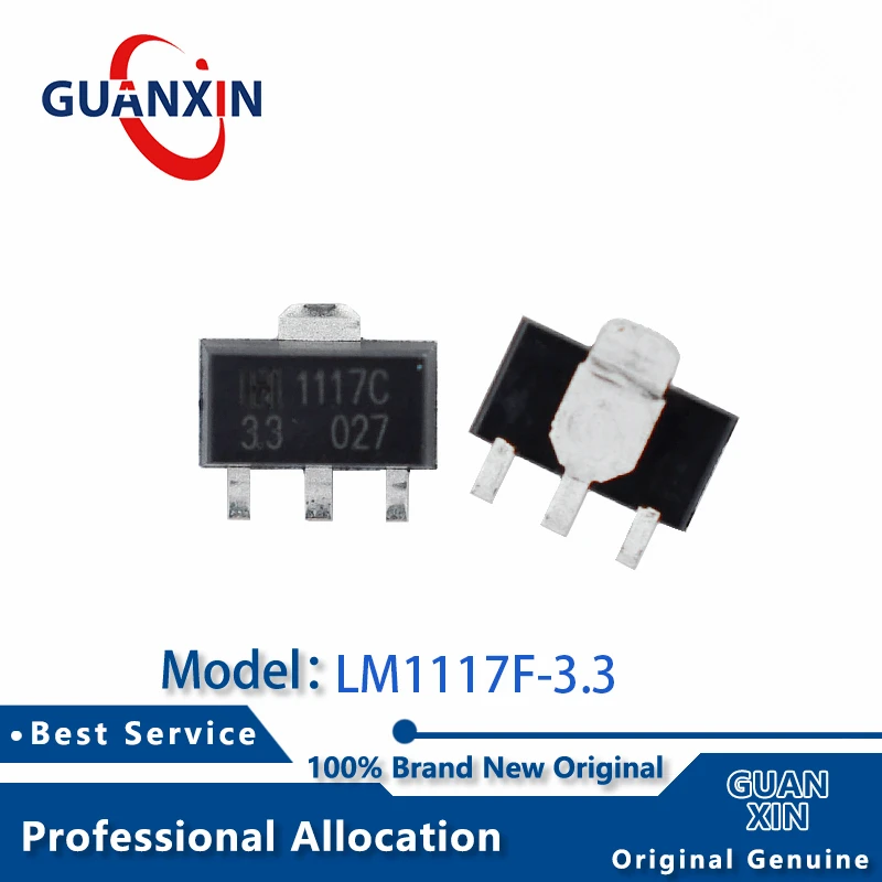 

100% New LM1117F-3.3 Marking 1117C3.3 SOT-89 LM1117