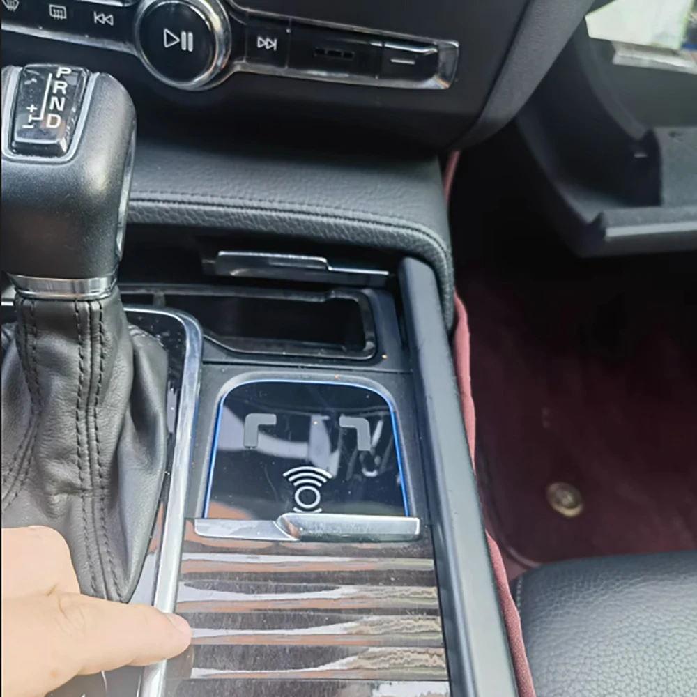 볼보 XC90 S90 XC60 VC60 S60 V90 2015 2020용 15W 차량용 무선 충전기, 휴대폰 거치대, 충전 플러그 앤 플레이, 실내용