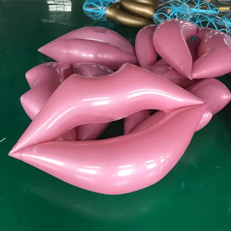 New Design PVC Pool Toy Ring Inflatable Lip Pool Float For Sale