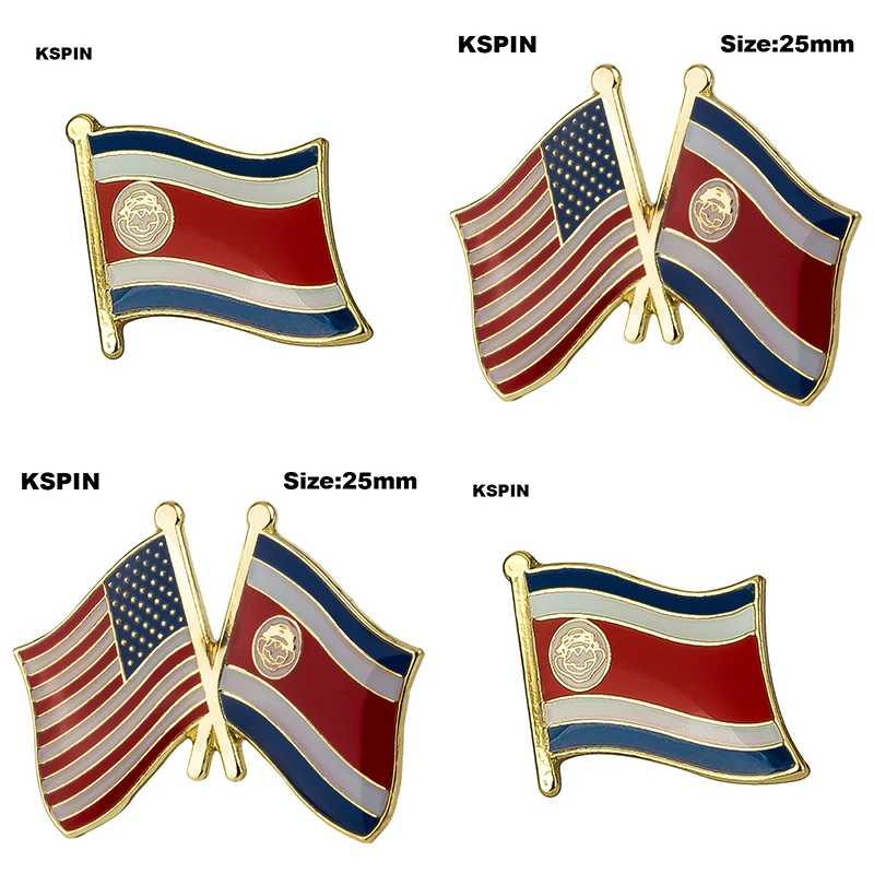 Costa Rica flag pin lapel pin badge Brooch Icons