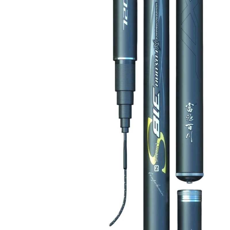

5.4-9M Silver Carp Big Game Rod Ultra Light High Carbon Telescopic Fishing Rod Wild Fishing Black Carp All Round Hand Pole Pesca