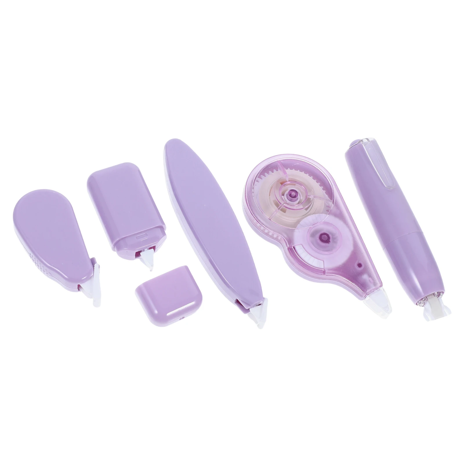 

5pcs Roller Correction Set Multi-Function Silent Pet Material Portable School Office Stationery For Note Taking Journals