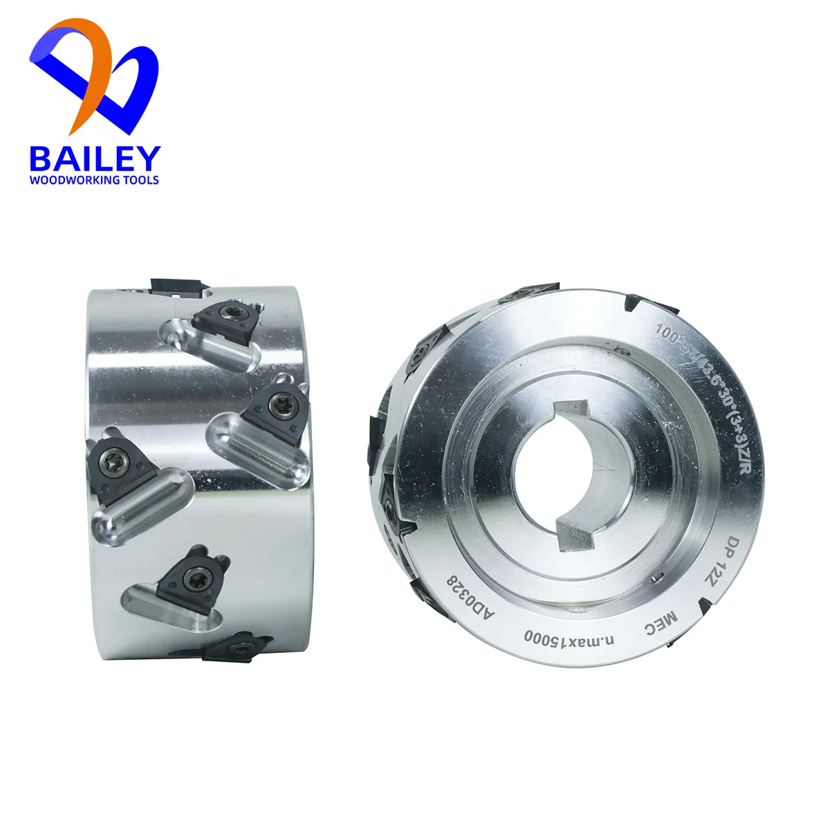 BAILEY 1Pair Pre Milling Cutter Head 100x43.6x30mm Z3 WHISPERCUT 2-001-80-0220 2-001-80-1630 for Homag Machine Woodworking Tool