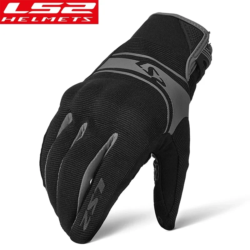 

LS2 Riding Gloves MG001-2 Ls2 Racing Breathable Motorcycle Rider Touch Screen Gloves for Men Women