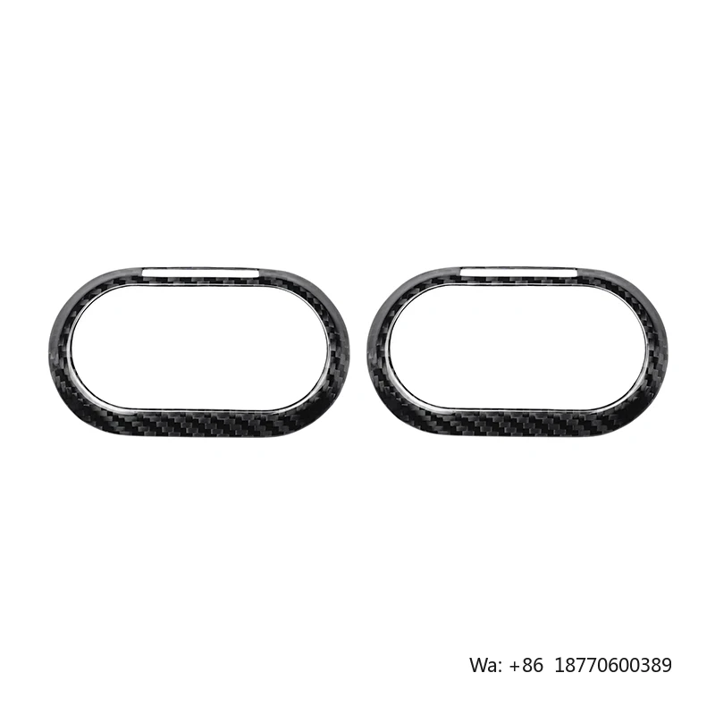 

Shasha Carbon Fiber Real Speaker Grille Frame Interior Accessories Trim Cover for MINI Cooper S F65 2024