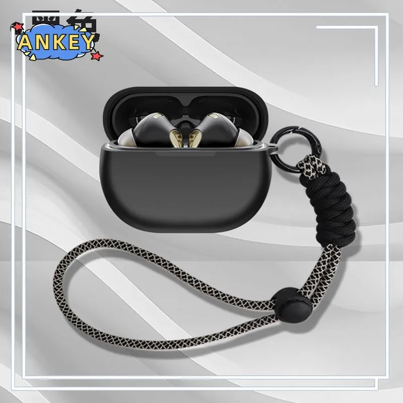 Case for Soundpeats Capsule3 Pro Pro+ Plus Protective Nylon Lanyard Soft Cover Headphone Shells Hand Rope Strap Accessories