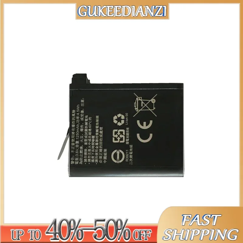 1250mAh Replacement Battery 361-00087-00 for garmin VIRB Ultra 30 ultra30