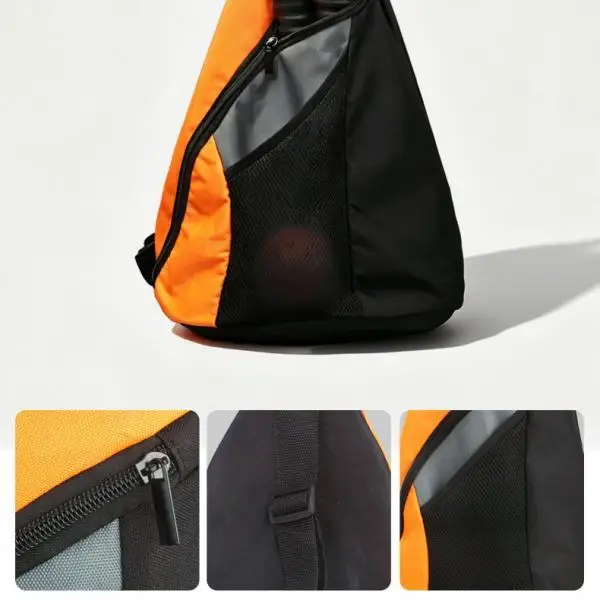 Outdoor Sport Pickleball Rack Bag Water Resistant Large Storage Pouch for Fitness Paddles and Ball Equipment