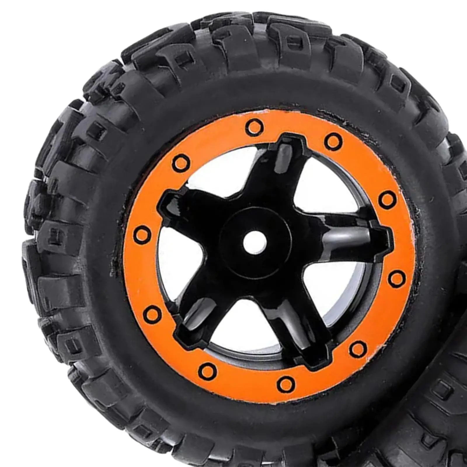 2 Pieces RC Wheel Tire Replacement for 89 Truck RC Hobby Car