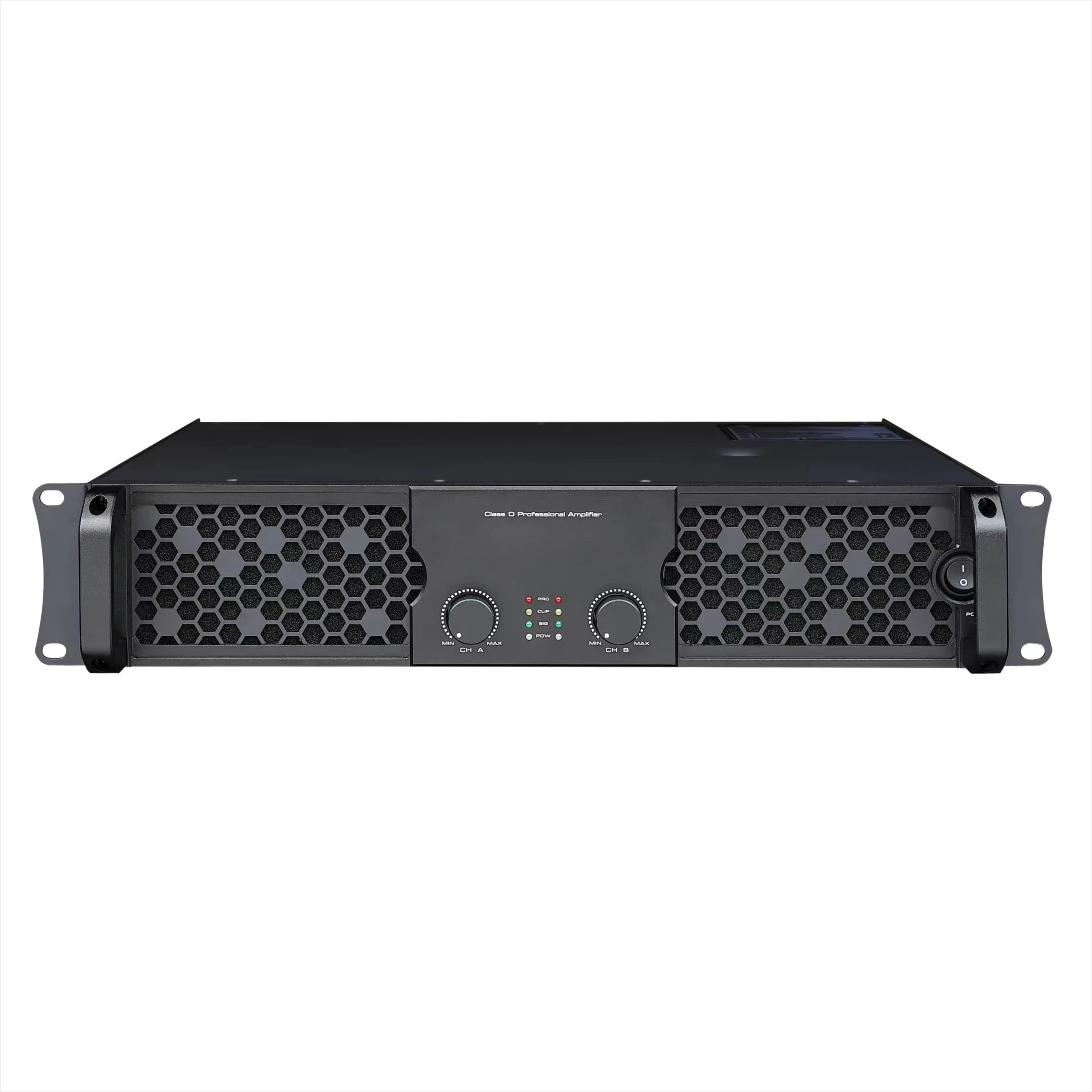 Professional DJ Sound System with Class H 2*800W Power Amplifier 2Ch Metal Shell Impedance 8ohm/4ohm