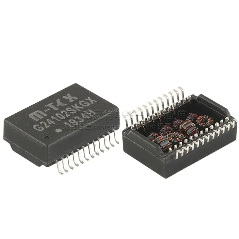 2 sztuk/G24102SKGX SOP24 stóp patch Gigabit sieć Ethernet filtr transformator izolacji może być strzał bezpośrednio