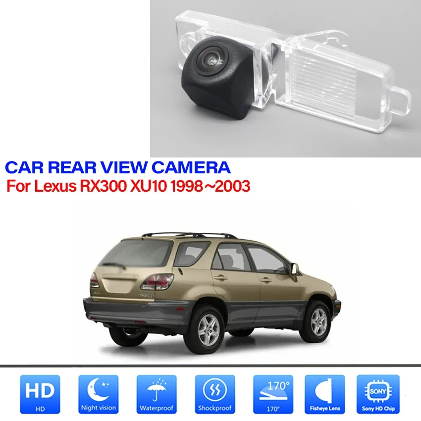 Backup Rear View camera For Lexus RX300 XU10 1998 1999 2000 2001 2002 2003 CCD Full HD Night Vision license plate camera