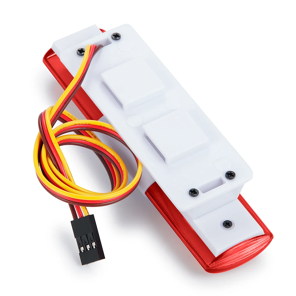 ไฟ LED กระพริบเตือนภัยแบบตำรวจ YEAHRUN Simulation 4.8-6V สำหรับ HSP TRX-4 Tamiya Axial SCX10 1/10 รถบังคับวิทยุ อะไหล่ตกแต่ง