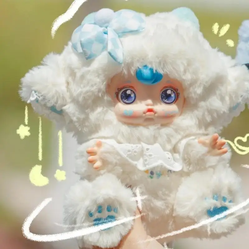 YUMI Hug Together Sleep Series llavero de felpa caja ciega lindas figuras de muñecos de vinilo juguetes coleccionables regalos de cumpleaños