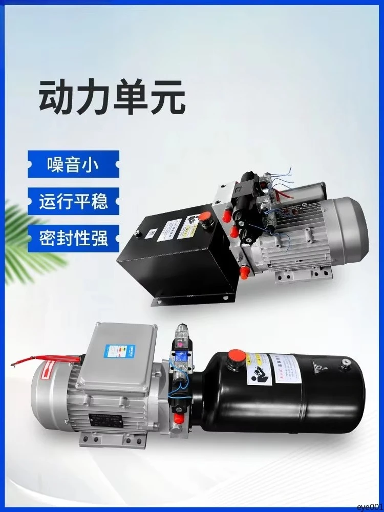 1pcs Hydraulic Power Unit 380V/220V – Mini Hydraulic Station with Double-Acting Cylinder for Home Use