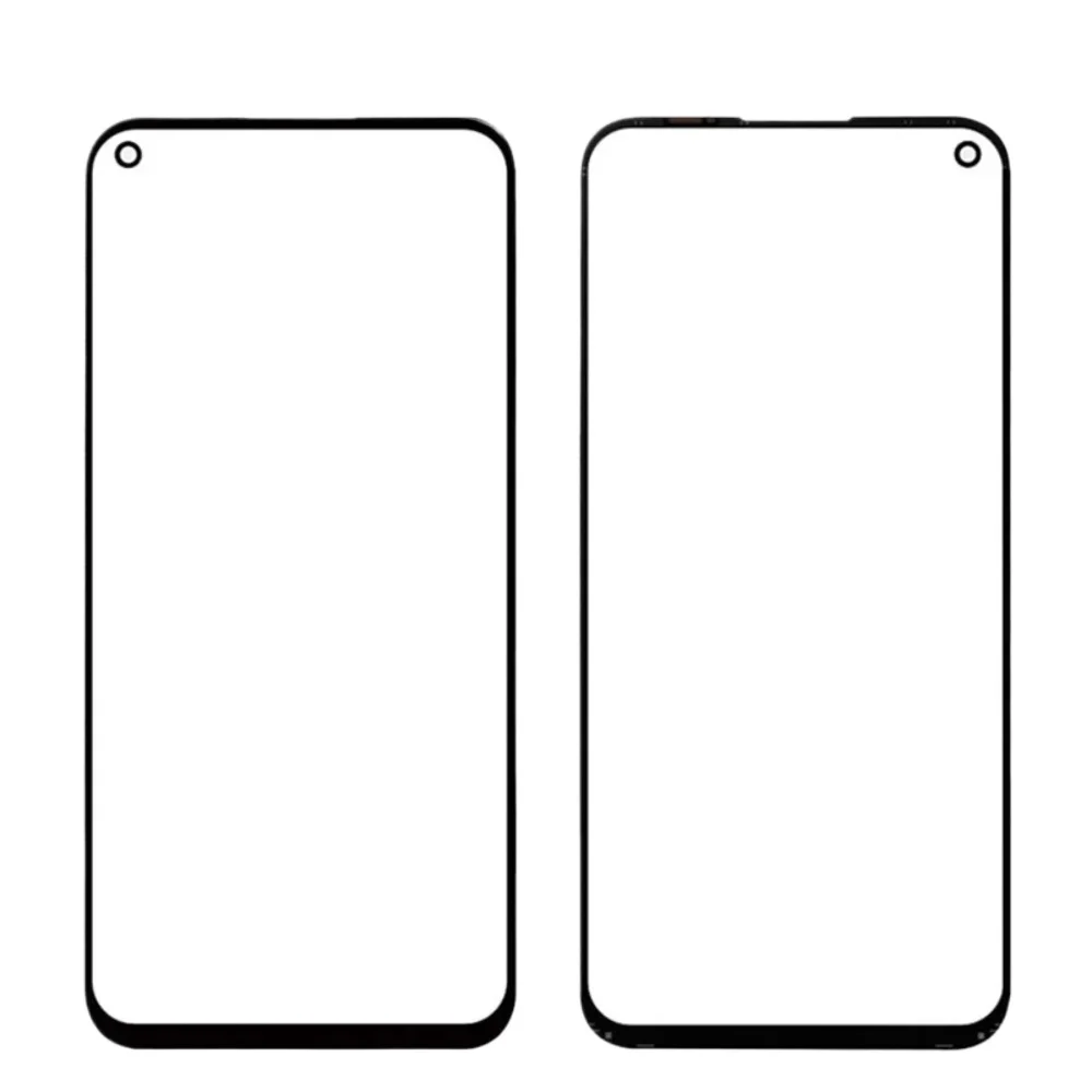 For Huawei Nova 5T YAL-L21 Touch Screen LCD Front Outer Glass Panel Lens For Huawei Nova5T Touchscreen Glass Cover OCA Replace