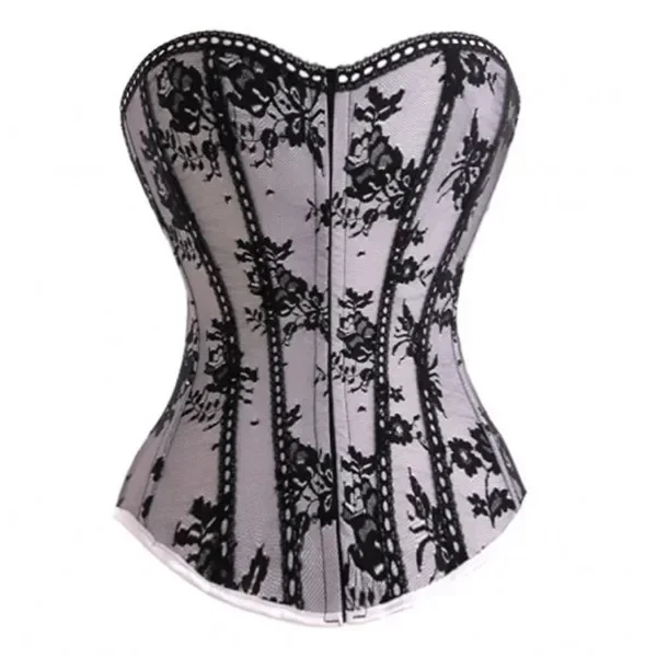 Sexy Gothic Corsets and Bustiers Top Overbust Corset Belt Slimming Women Waist Trainer Modeling Strap Plus Size Waist Cincher