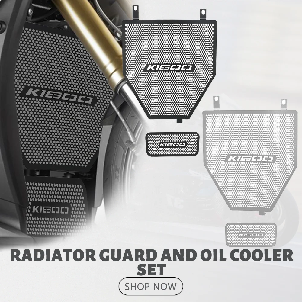 

2023 2022 2021For BMW K1600GT K1600GTL EXCL K 1600GT K1600 BAGGER Motorcycle Guard Grille Radiator Cover Grill Guard Protector