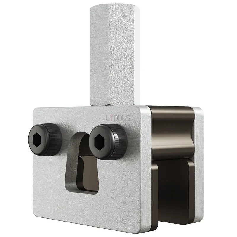 1pc carpintaria buraco reto localizador placa de madeira conexão perfuração vertical dispositivo elétrico ferramenta redonda madeira localizador fixo