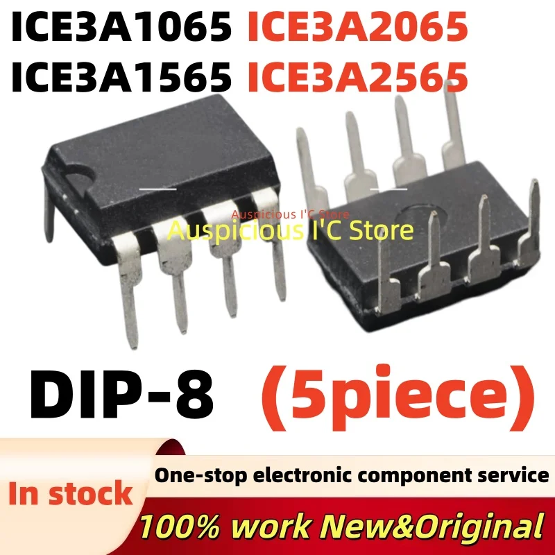 (5pcs)100%new 3A2565 ICE3A2565 ICE3A1065 ICE3A2065 ICE3A1565 DIP-8
