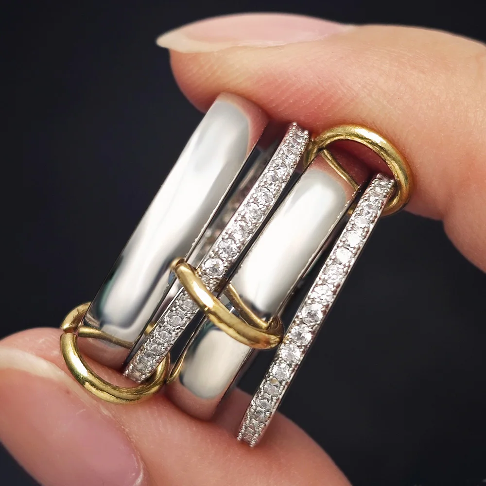 Spinelli Ring Silver: La Mia Esperienza Con gli Anni in Acciaio Inox e Zirconi per uno Stile Elegante e Versatile